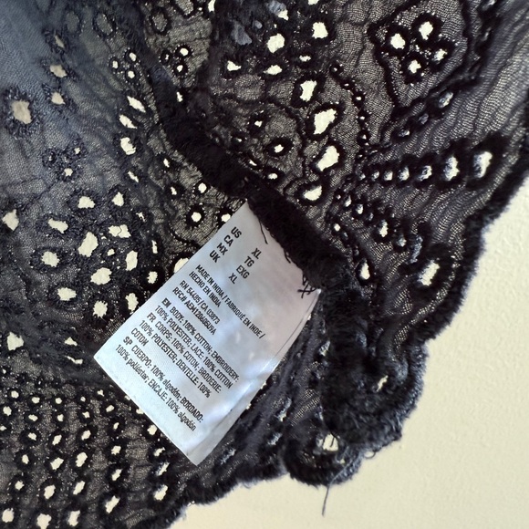 American Eagle Outfitters Charcoal Blouse Top - Picture 6 of 6